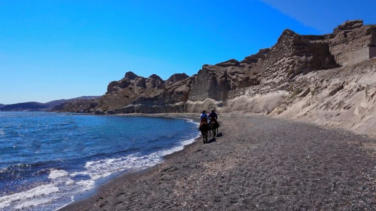 Santorini: 1.5 Hour Horseback Riding Tour On The Beach Tour Overview And Highlights