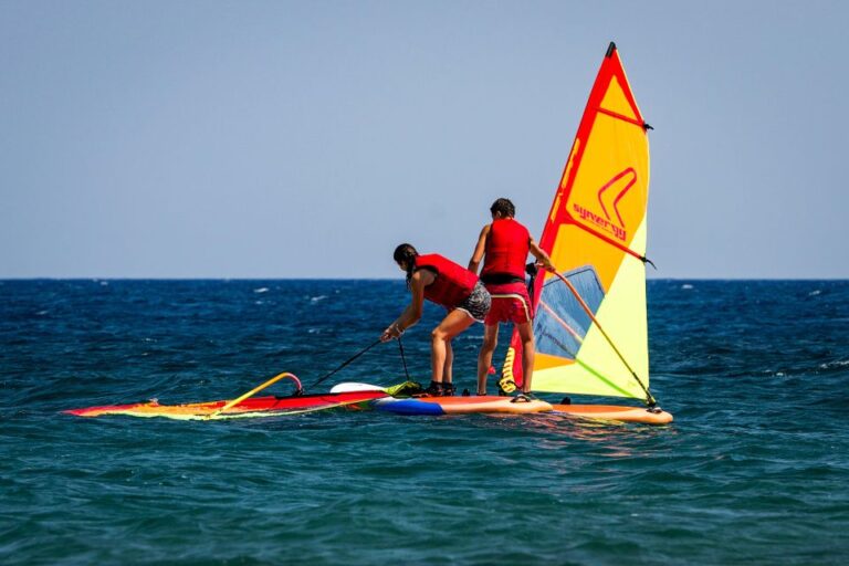 Santorini: 2 Day Guided Windsurfing Lesson Activity Overview