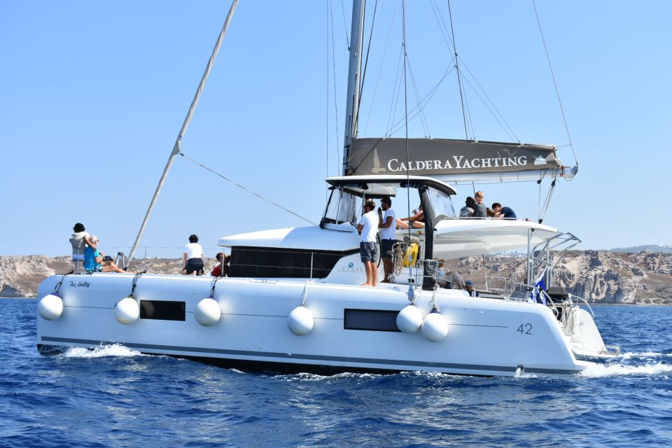 Santorini: All-Inclusive Private Luxury Catamaran Cruise - Cruise Overview