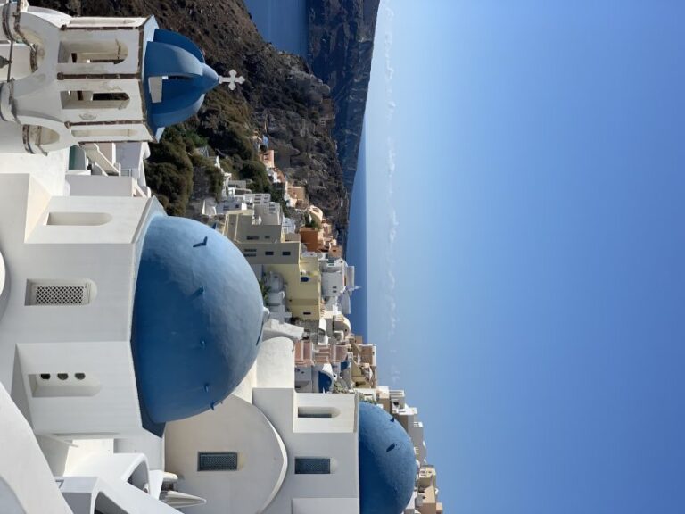 Santorini: Blue Domes And Caldera Private Tour Tour Overview And Pricing