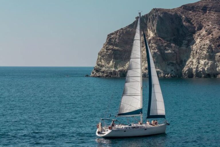 Santorini Caldera: Morning Sailing Cruise With Meal Activity Overview