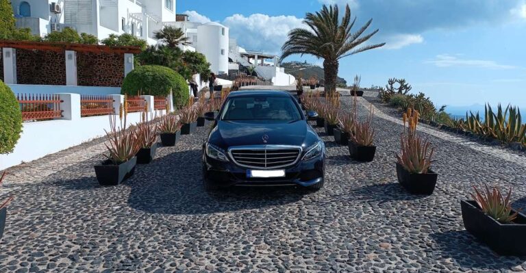 Santorini: Full Day Car Hire With Private Driver Overview And Pricing