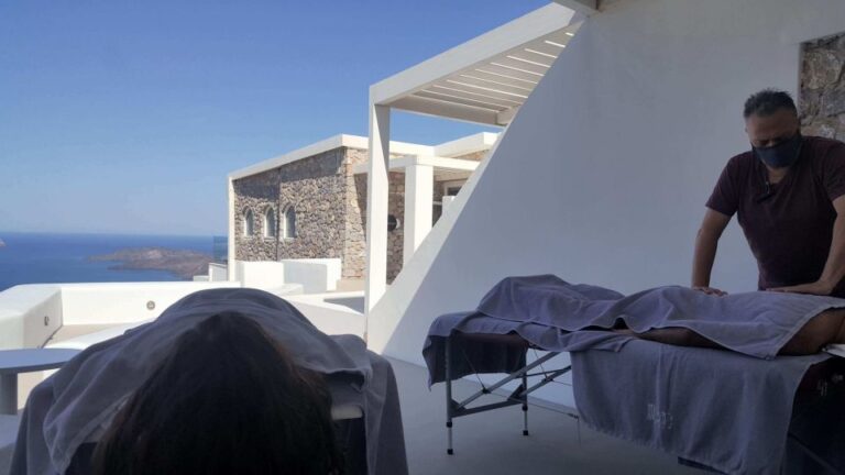 Santorini: Mobile Massage At Your Private Villa Or House Service Overview