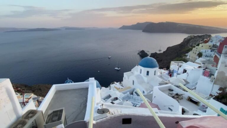 Santorini : Oia And Ammoudi Private Sunset Experience Tour Overview