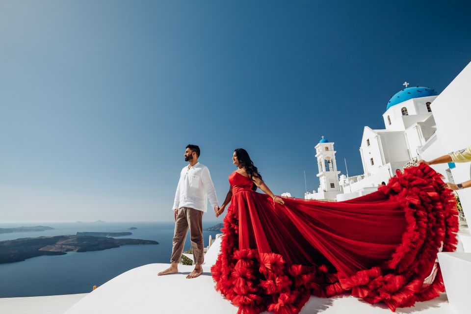 Santorini: Private Flying Dress Photoshoot Experience - Experience Overview