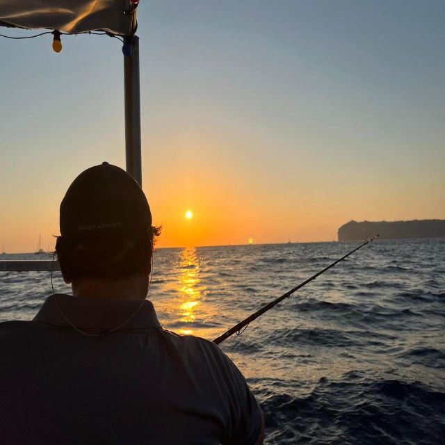 Santorini: Private Sunset Fishing Tour With Lunch Tour Overview