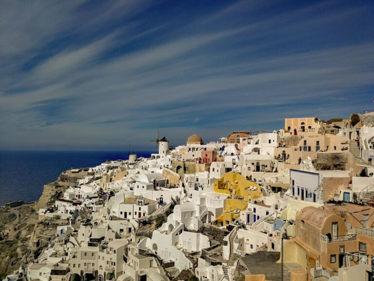 Santorini: Private Sunset Tour With Wine Tasting And Dinner Tour Overview And Details