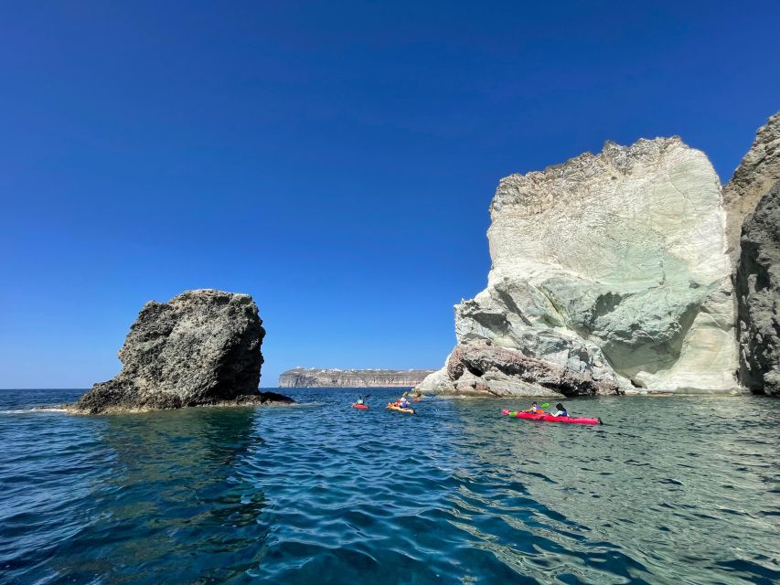 Santorini: South Sea Kayaking Tour With Sea Caves and Picnic - Tour Overview and Pricing