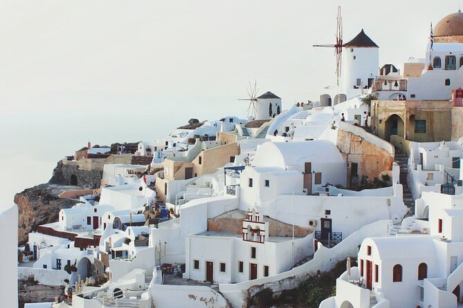 Santorinis Story. Insta And Tiktok Experience. Private Tour Transportation And Accessibility