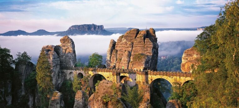 Scenic Bastei Bridge With Boat Tour & Lunch From Prague Tour Overview