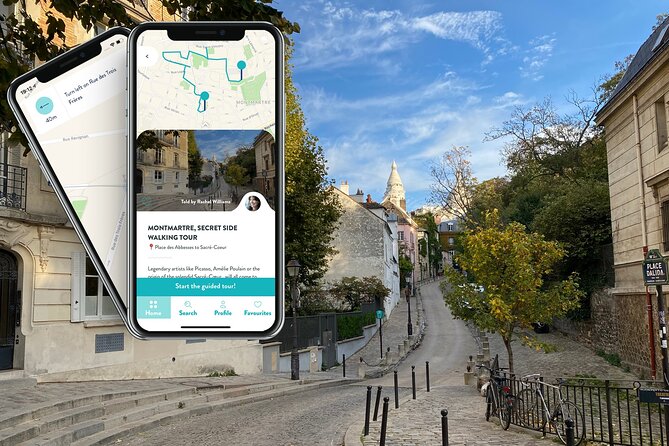 Secret Montmartre, Smartphone Audioguided Tour Meeting And End Points