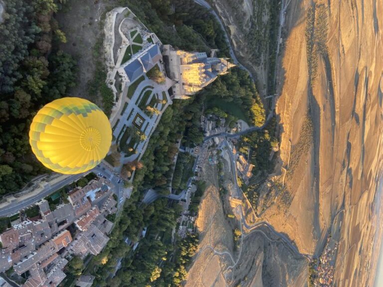 Segovia: Hot Air Balloon Flight With Picnic And Cava Duration And Inclusions