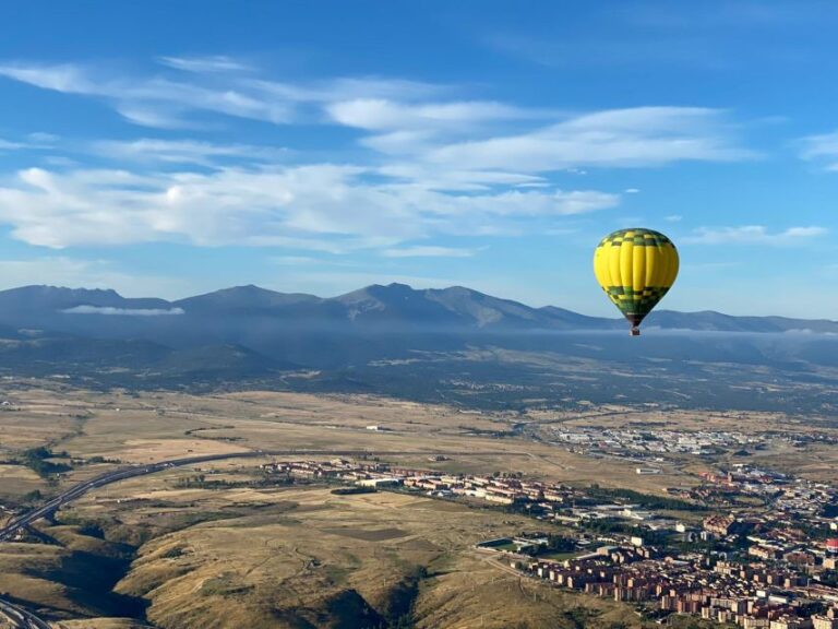 Segovia: Hot Air Balloon Ride With Picnic And Activity Video Experience Overview