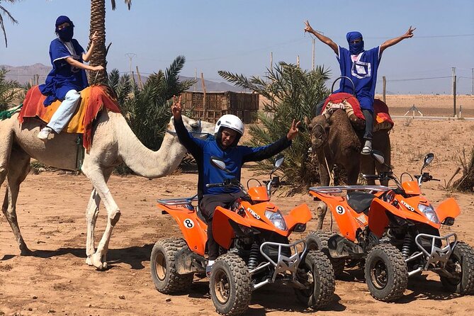 Sensational Quad And Camel Ride In The Palm Grove Overview Of The Experience