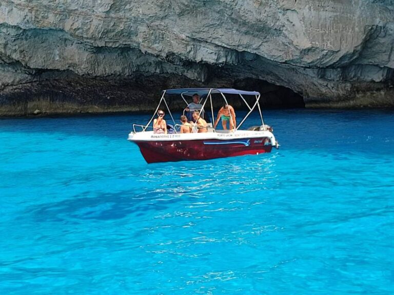 Shipwreck And Caves Private Boat Rental Activity Overview