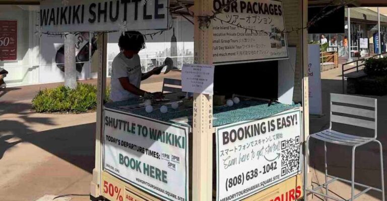 Shuttle To Premium Discount Shopping On Oahu Overview Of Shuttle Service