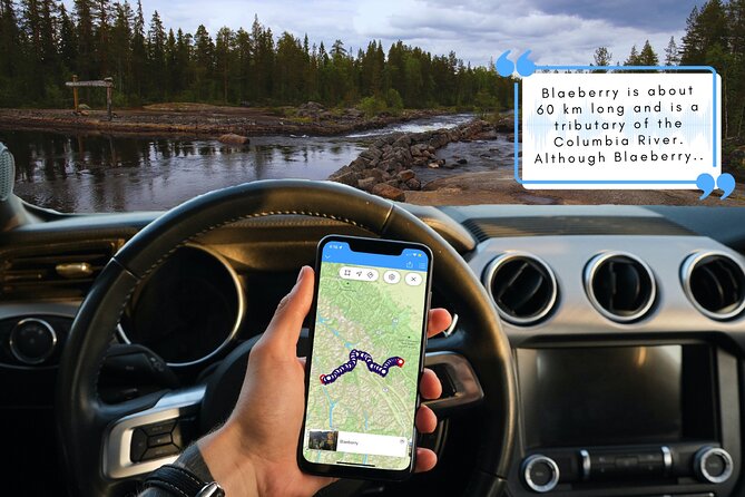 Smartphone Audio Driving Tour Between Lake Louise And Revelstoke Inclusions And Features