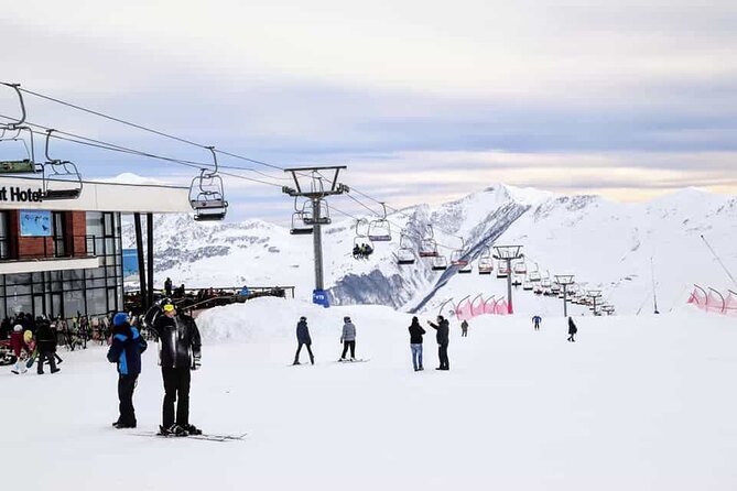 Snow Experience In Ski Resort Gudauri, Private Full Day Tour Pickup And Drop Off From Hotel