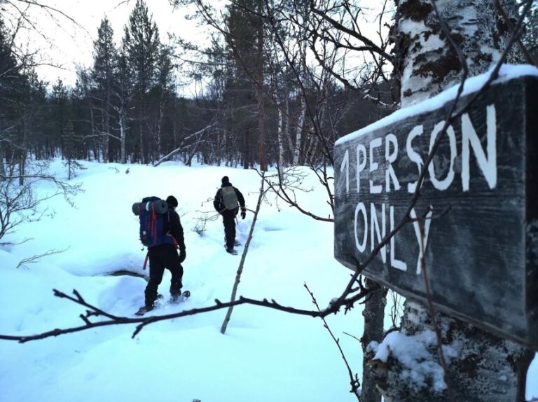 Snowshoeing Adventure To The Enchanting Frozen Waterfall Overview Of The Snowshoeing Adventure