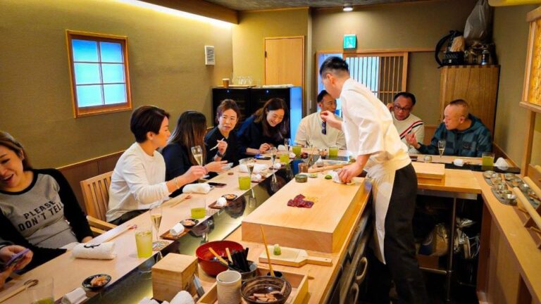 Soba Making Experience With Optional Sushi Lunch Course Course Overview