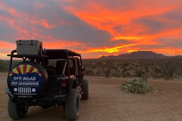 Sonoran Desert: Sunset Jeep Tour With Tonto National Forest Tour Overview