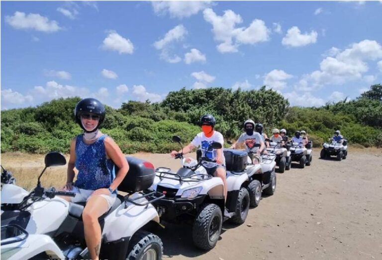 South Rhodes: Atv Quad Guided Tour With Hotel Transfers Tour Overview And Pricing