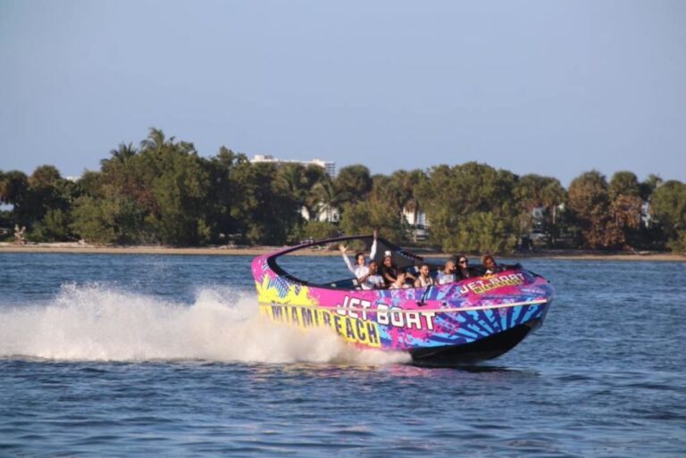 Speedboat Ride 360 Thrilling Experience Jet Boat Miami Beach Experience Overview