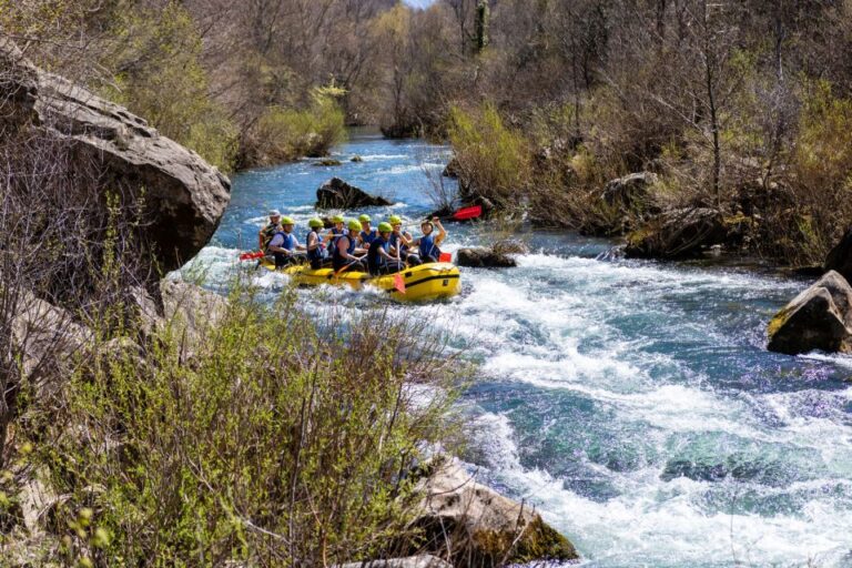 Split: Cetina River Whitewater Raft Trip With Pickup Option Activity Overview