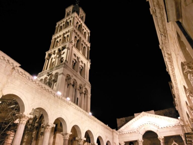 Split: Magical Evening Sightseeing Private Tour Itinerary Highlights