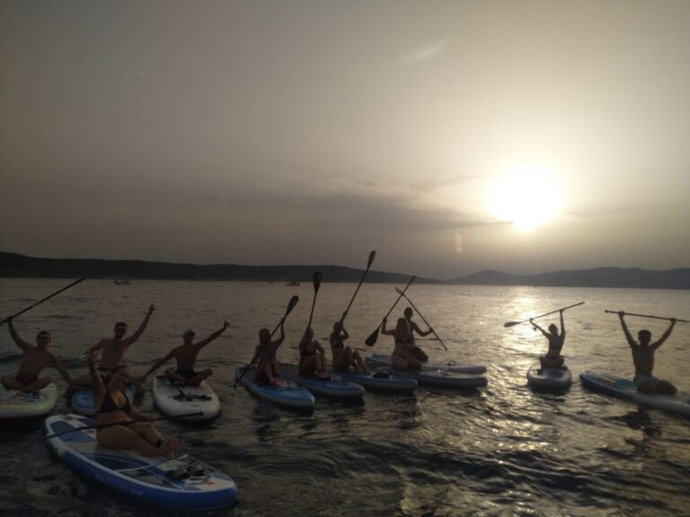 Split Sunset Stand Up Paddle Tour With Wine Tour Overview