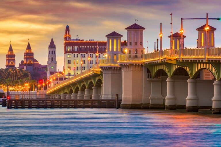 St. Augustine: Guided City Highlights Tour & Scenic Cruise Explore Historic St. Augustine