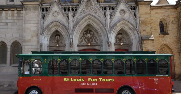 St Louis: 75 Minute City Trolley Tour Tour Overview