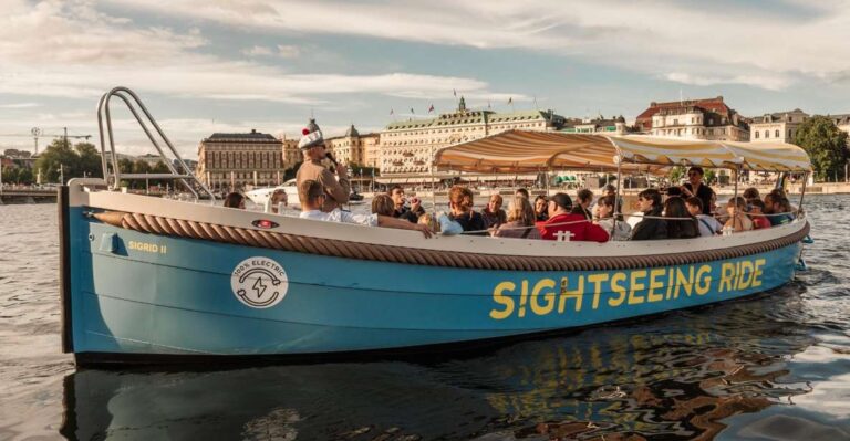 Stockholm: Private Electric Open Boat Ride Overview Of The Experience