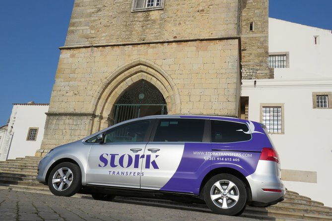 Stork Transfers Private Transfer From Albufeira To Faro Airport (up To 4 Pax) Inclusions