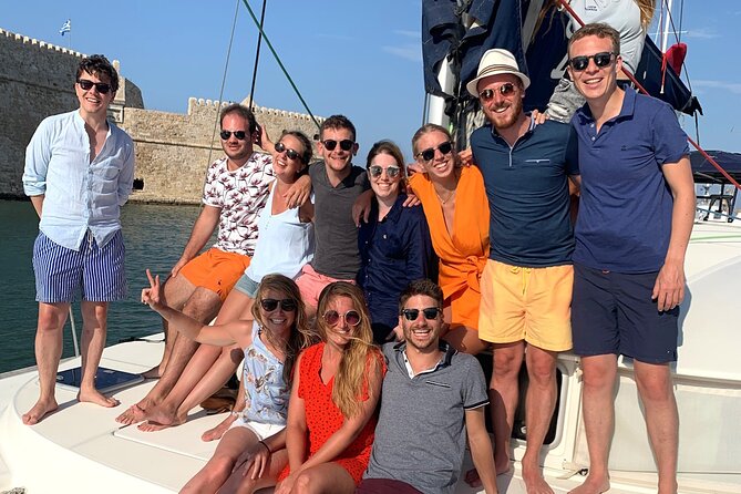 Sunset Cruise Yachting Tour On Catamaran Heraklion, Crete Cruise Duration And Departure/return