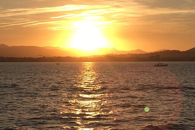 Sunset From A Catamaran In Malaga Malaga Sunset Catamaran Tour