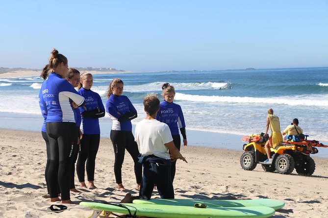 Surf Day at Porto Surf School 3h Surf Lesson With Transport From the City Center - Course Details