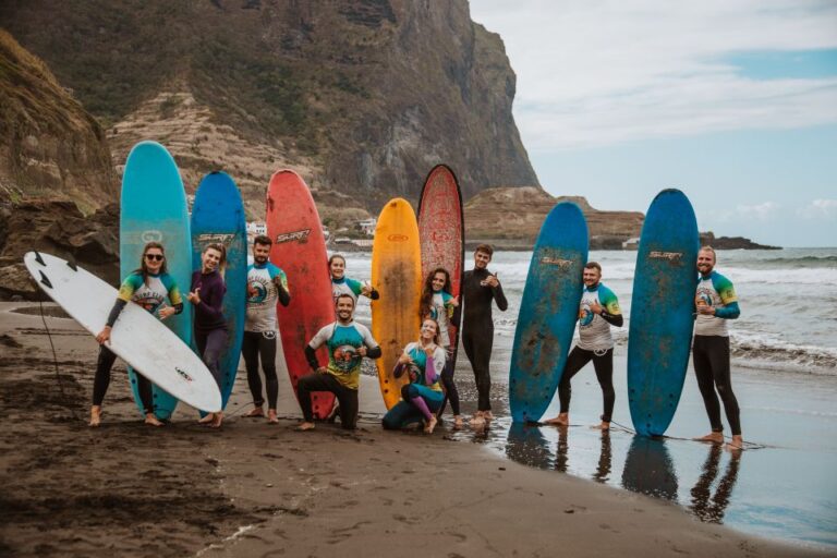 Surf Lesson In Madeira Lesson Pricing And Duration