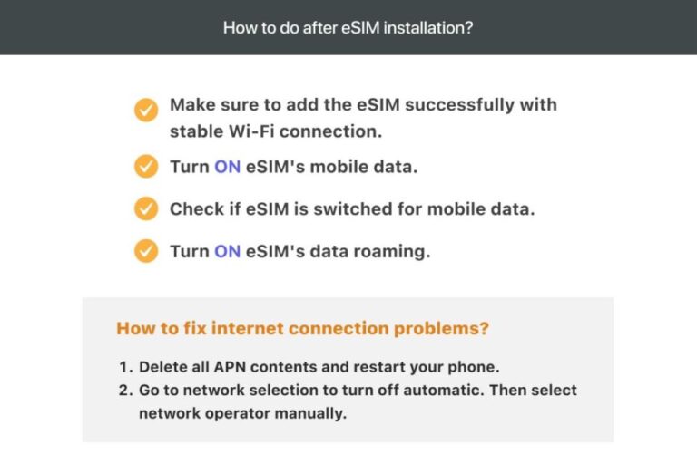 Sweden/europe: 5g Esim Mobile Data Plan Overview Of The Data Plan