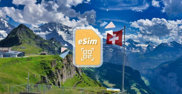 Switzerland/europe: 5g Esim Mobile Data Plan Service Overview