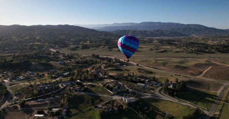 Temecula: Private Hot Air Balloon Ride At Sunrise Exclusive Balloon Ride Experience