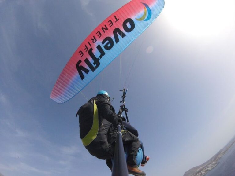 Tenerife: Acrobatic Paragliding Tandem Flight Activity Overview