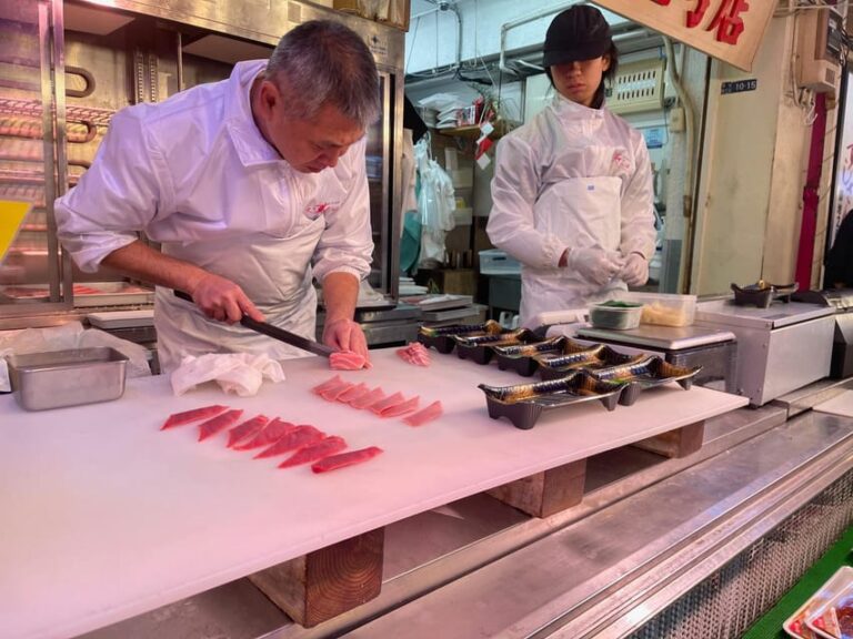 Tokyo Old Fish Market Food Tour Tsukiji Fish Market Tour Overview And Details