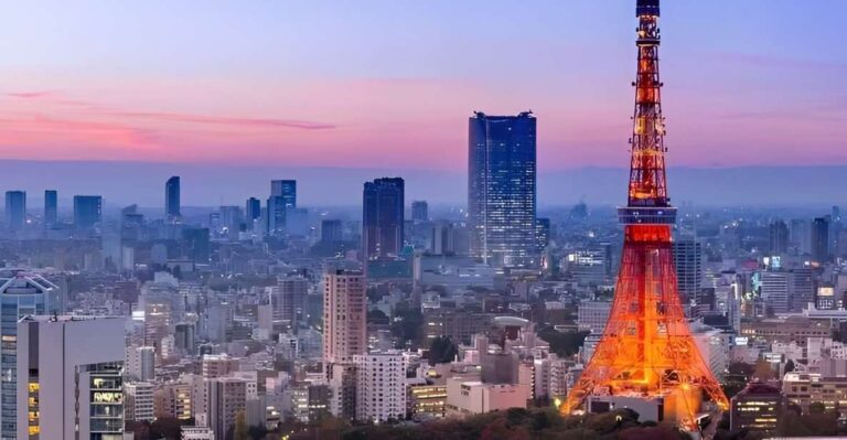 Tokyo Tower: Entry Ticket & Private Hotel Pickup Service Tokyo Tower Overview