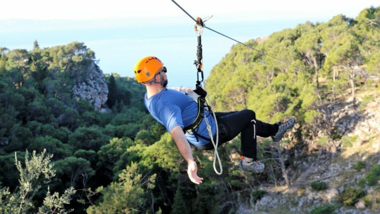 Tučepi: Zip Line Experience Experience Overview