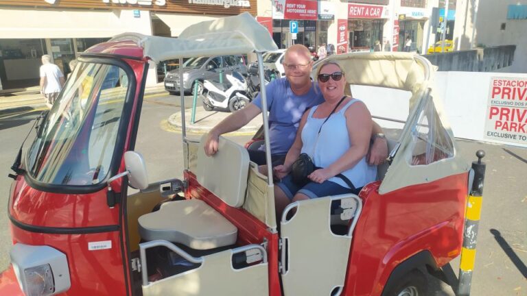 Tuk Tuk Cristo Rei Madeira Island Tour Overview