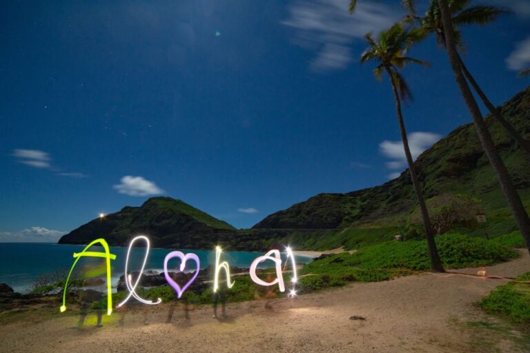 Unique Honolulu Sunset And Light Painting Tour Tour Overview