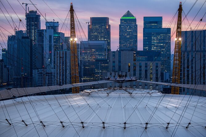 Up at The O2 Twilight Climb - Overview of the Venue