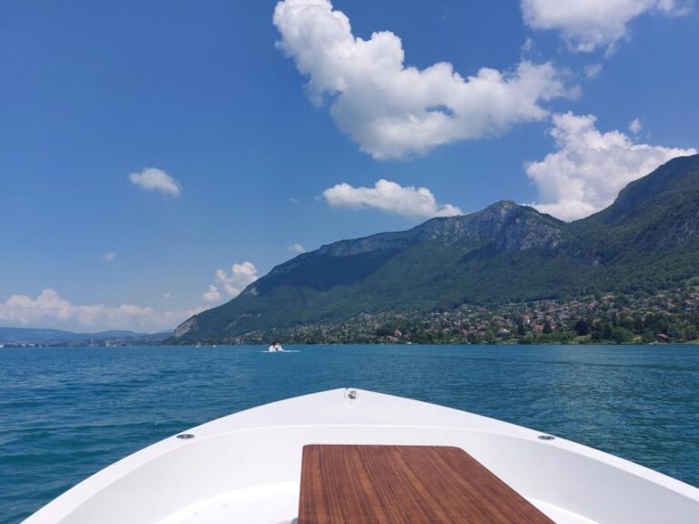 Veyrier Du Lac: Electric Boat Rental Without License Overview Of Electric Boat Rental