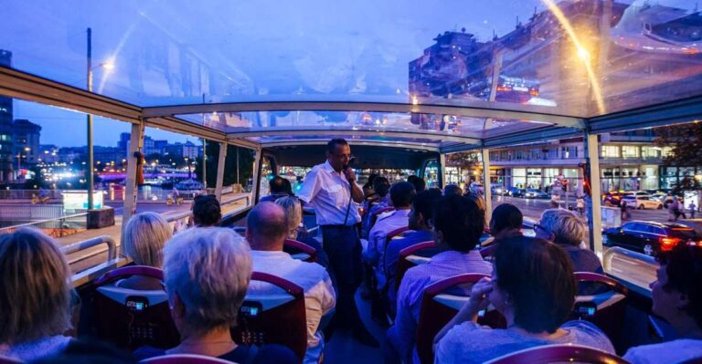 Vienna: Big Bus City Highlights Night Tour With Live Guide Tour Details